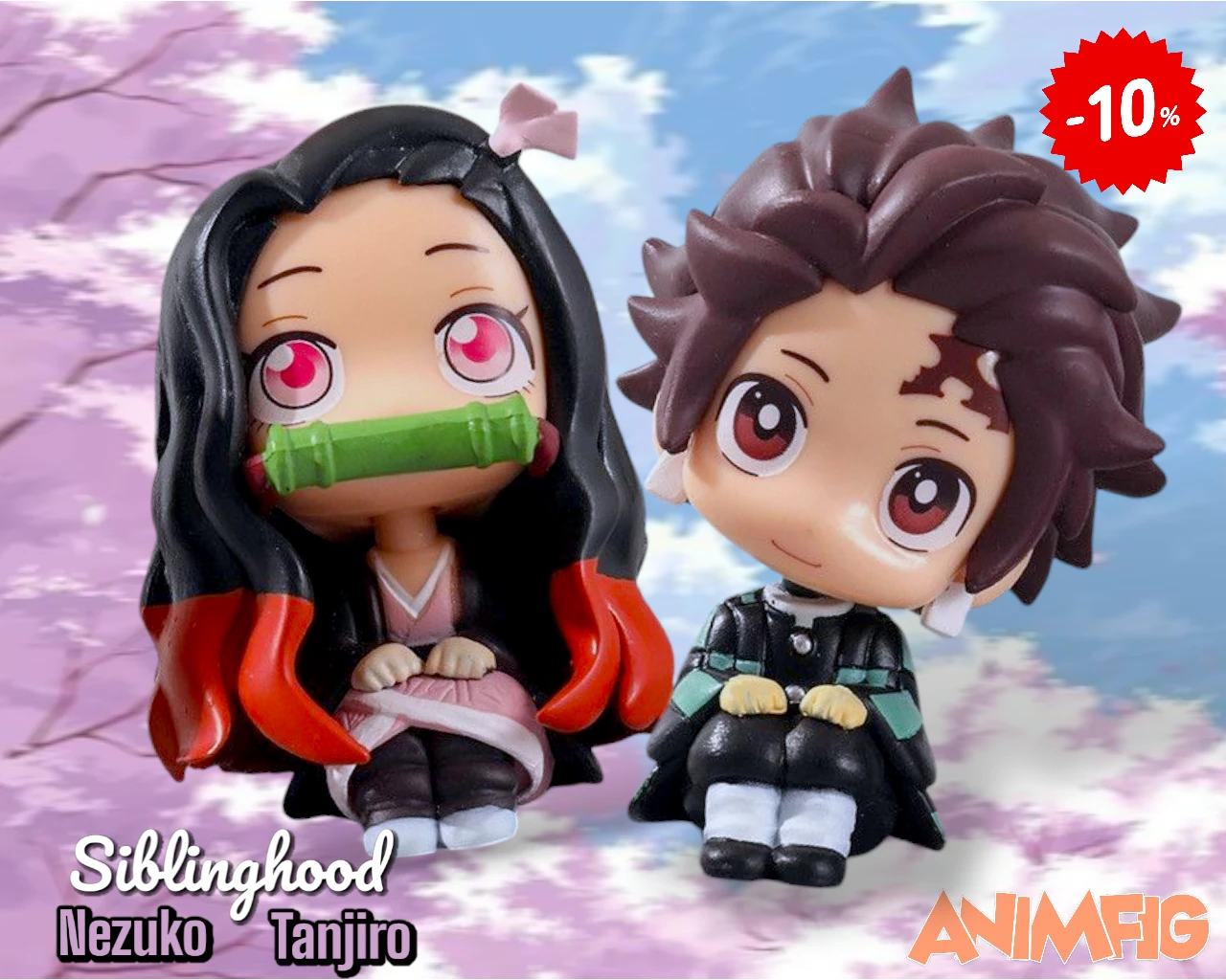 Siblinghood Bundle | Nezuko & Tanjiro | Demon Slayer Action Figure